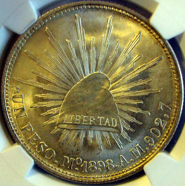 1898-1949-Restrike-Mexico-Peso